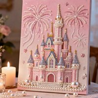 Kit de Peinture sur Toile DIY en Gros avec Perles et Diamants, Mosaïque Murale 3D en Perles de Formes Spéciales, Cadeau Artisanal, Prix Direct Usine