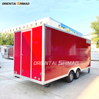 Orientalische China-Pizza-Food-Trailer Burger-Fast-Food-Wagen Eiscreme-Food-Truck Voll Ausgestattet