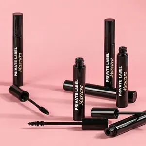 Mascara en fibre de longue durée naturel imperméable à l'eau à séchage rapide de marque privée OEM