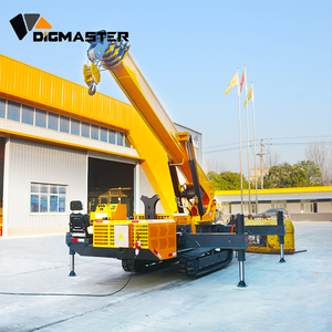 รถเครนตีนตะขาบดีเซล DigMaster 8 ตัน รับน้ำหนักได้ 8.7 ตัน รถเครนขนาดเล็กแบบใหม่ ยกสูงได้ 21 เมตร บำรุงรักษาง่าย - Product Image 4