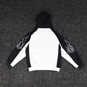 Sweat-shirts à épaules tombantes de haute qualité pour hommes, 360 grammes, broderie personnalisée, patchwork épais, fabricant OEM - Product Image 3