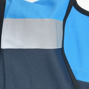 Gilet de sécurité tricoté réfléchissant semi-respirant écologique, vêtement de travail haute visibilité, vêtement personnalisé, poche en maille - Product Image 3