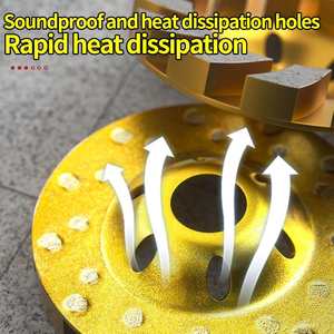 100/125/150/180 मिमी कंक्रीट ग्रेनाइट पत्थर सिरेमिक ग्राइंडिंग कटिंग व्हील डायमंड सेगमेंट कप व्हील डिस्क धातु बंधन - Product Image 5