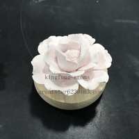 Diffuseur de fleurs en céramique avec vaporisateur, désodorisant d'air, bouteille avec pierre aromatique, ml