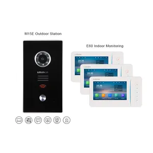 LEELEN Videoportero Build-in Ic Card Reader Sip Video Intercom System Linux System Password Unlock RS485 Villa Door Bell