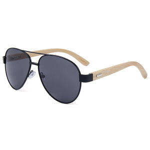Nouveau <span class=keywords><strong>bambou</strong></span> et bois lunettes grand cadre crème solaire en bois crapaud lunettes femmes lunettes de soleil en gros - Product Image 6