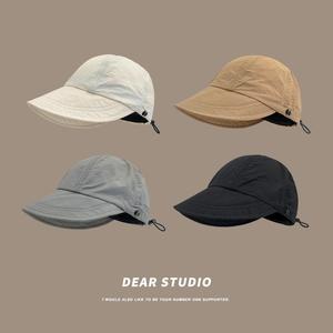 Gorra de béisbol de secado rápido, color blanco roto, transpirable, protección solar, sombrero de malla unisex de verano - Product Image 3