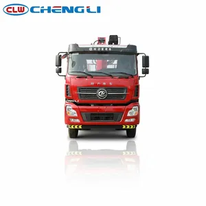 รถเครนติดรถบรรทุก 12 ตัน รถเครน CLW รถบรรทุกบูมไฮดรอลิกสำหรับวัสดุก่อสร้าง - Product Image 2