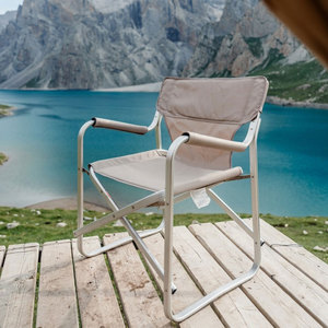 Chaise de camping pliante d'extérieur Bestex personnalisable de luxe avec cadre en aluminium de haute qualité, chaise de directeur robuste avec logo - Product Image 3
