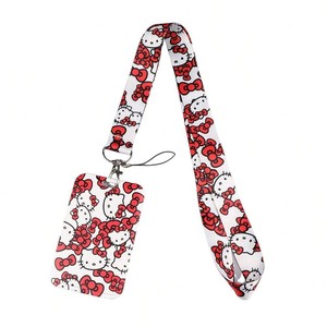 Badge <span class=keywords><strong>de</strong></span> <span class=keywords><strong>travail</strong></span> Sanrio avec cordon, sangle <span class=keywords><strong>de</strong></span> cou, sangle tissée KT, carte <span class=keywords><strong>de</strong></span> bus étudiante, ensemble porte-badge <span class=keywords><strong>de</strong></span> <span class=keywords><strong>travail</strong></span> - Product Image 3