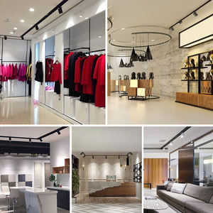 Tienda de ropa de estilo moderno Lámpara de techo montada en superficie Led Aluminio 10W 20W 30W Luces de pista lineales - Product Image 5