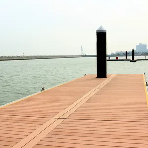 Duurzaam Ponton Drijvend Platform Pier Sightseeing Marina Engineering Design Ponton Wpc Decking Loopbrug Aluminium Drijvende Dock