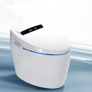 Modern stil seramik tek parça akıllı banyo seramik sifon Jet kızarma elektrikli tuvalet