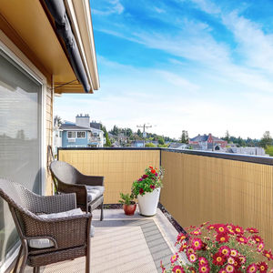 Bahçe balkon teras için yapay hasır Eeed hava PVC gizlilik perde çit - Product Image 6