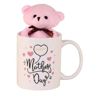 Juego de Tazas de Cerámica Rosa con Juguete de Lona para Regalos del Dí<span class=keywords><strong>a</strong></span> de <span class=keywords><strong>la</strong></span> Madre - Product Image 1