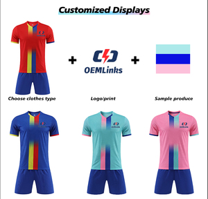 Unisex Custom <b>Soccer</b> Training Jerseys New OEM Wholesale with Sublimation Technique Top Style Set - Product Image 2