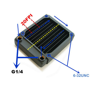 <span class=keywords><strong>Kit</strong></span> de refroidissement à eau en cuivre, pour Pc, radiateur - Product Image 6