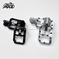 Repose-pieds en aluminium CNC de 62 mm de large, anodisés bleus, avec clous antidérapants, kit de performance pour moto tout-terrain Surron Light Bee X Ultra Bee
