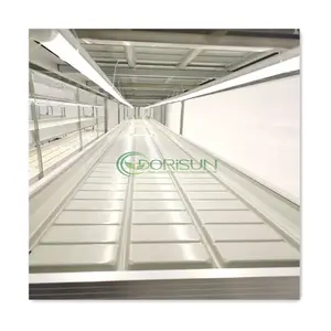 Commercial growing movable automatic flood tray rolling bench with ebb and flow table