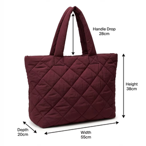 Sac à langer matelassé en coton moelleux, idéal <span class=keywords><strong>pour</strong></span> ranger les affaires de bébé, peut être accroché au poussette – Collection Maman – Offre Spéciale - Product Image 4