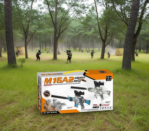 Fucile Giocattolo Elettrico M16A2 per Gel Ball Blaster 0.5mm, Manuale e Automatico, per Giochi di Tiro all'Aperto, Realizzato con Stampaggio a Iniezione in Plastica - Product Image 2