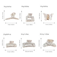 NOUVEAU Petit Cube 5cm Acétate Pinces à Cheveux Haute Qualité avec Strass Pinces à Cheveux Personnalisées pour Femmes Accessoire de Cheveux