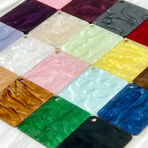 Portachiavi personalizzato Hotel Motel nuovo stile carino in marmo colorato acrilico portachiavi di sublimazione in plastica per stile - Product Image 6