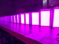 Projecteurs vidéo LED 250W CRI>95 600pcs 5050 RGB à lumière douce, dimmables, pour photographie, éclairage de scène 8 canaux