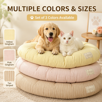 Coussin de couchage pour animaux de compagnie, chien ou chat, doux, rembourré, respirant, lavable et portable