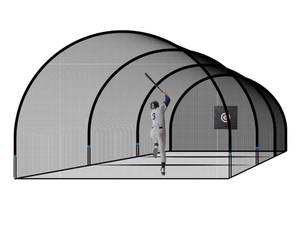 Filet d'entraînement de softball et de baseball de haute qualité Équipement de terrain de cage de frappe solide et sûr - Product Image 1