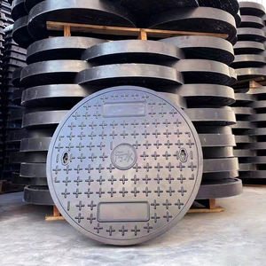 Couvercle de trou d'homme FRP pour systèmes de drainage des eaux pluviales et câbles souterrains - Product Image 1