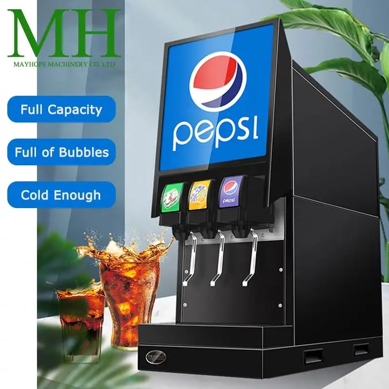 Hoge Kwaliteit Soda Drank Dispenser / Glas Drank Dispenser / Pepsi Soda Fontein Dispenser Machine Voor Verkoop