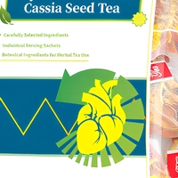 Thé aux herbes aromatisé à la chrysanthème et aux graines de cassia, fait à la main, 100% naturel pour le sommeil &amp;   Sachets de soins oculaires en vrac, 5g*30 paquets, boîte en gros