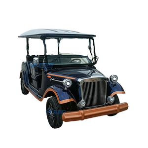 XCEGO Fabricant de Confiance Prix Réduit Voiture Électrique Classique Vintage Bleu Foncé 5 Places pour Visites Touristiques Garantie 1 An - Product Image 2