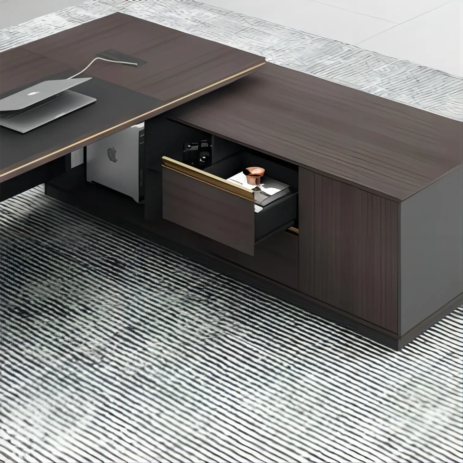 Zitai Chairman modern office table Boss'S Desk Luxury Office Furniture Manager'S Office Executive Desk