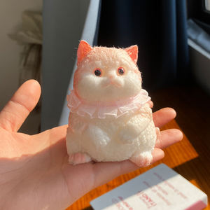 ของเล่นบีบรูปแมวน่ารัก วัสดุพลาสติก ของเล่นคลายเครียดสำหรับเด็ก เล่นสนุก - Product Image 3