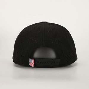 Gorra Deportiva Personalizada al por Mayor BSCI de 6 Paneles con Visera Plana, Unisex, de Alto Rendimiento, con Parche de Goma con Logotipo, de Poliéster, Estilo Hip Hop - Product Image 5