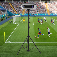 4K Aksiyon Kamerası Yapay Zeka Futbol Kamerası Su Geçirmez Spor Kamerası Profesyonel Futbol Basketbol İçin Uygundur