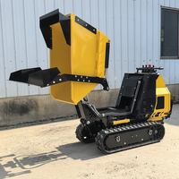 Mini-chargeuse sur chenilles multifonctionnelle portable de Chine pour la construction, avec levage hydraulique