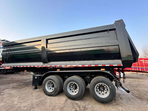 Remolque Hidráulico de 3 Ejes con Volquete Trasero de 40m³ en Venta - Product Image 2