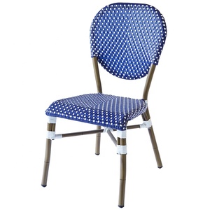 Meubles de restaurant de jardin <span class=keywords><strong>parisien</strong></span> moderne, meubles de salle à manger, patio extérieur, chaises de <span class=keywords><strong>bistrot</strong></span> en rotin - Product Image 6