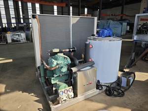 ZR- Macchina Industriale per la Produzione di Ghiaccio a Scaglie da 1000kg/giorno, 1-3 Tonnellate, per Acqua Salata Marina, per Mercati di Pesce e Frutti di Mare - Product Image 5