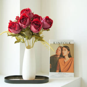 Künstliche Blumen, Frühlings farben, Rosen, Hochzeits feier dekorationen, Fabrik großhandel, Blumen, Einrichtungs gegenstände - Product Image 2