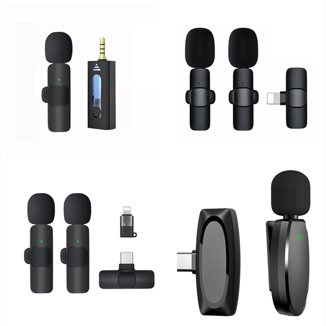 K9 Studio Equipment Wireless for Condenser Lavalier Microphone for Conference Use iPhone & Android