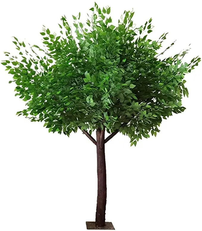 EG-VI041 En Plein Air grand géant faux arbre décor bougainvilliers fleur en plastique ficus orange vert <span class=keywords><strong>artificielle</strong></span> banyan tree