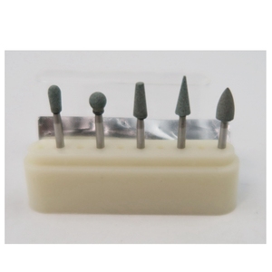 Fraise à polir rotative à grande vitesse Pierres vertes dentaires FG pour la finition de la céramique - Product Image 6