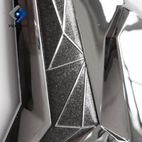 Precio de fábrica personalizado coche insignia fabricante 3D Metal Bull coche Logo insignia emblema para la decoración del cuerpo del coche