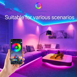 Tiras de Luces LED con Sincronización Musical, Control Remoto, Lámpara Flexible para Habitación, Fiesta, TV, Escritorio, Decoración de Dormitorio - Product Image 3