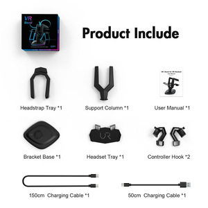 VR support rvb Rechargeable <span class=keywords><strong>casque</strong></span> <span class=keywords><strong>de</strong></span> <span class=keywords><strong>réalité</strong></span> <span class=keywords><strong>virtuelle</strong></span> et contrôleurs support <span class=keywords><strong>pour</strong></span> support Meta/Oculus Quest 2 - Product Image 6
