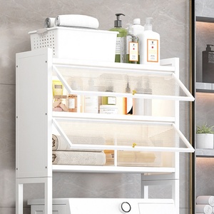 Mensola della lavanderia sopra il ripiano di stoccaggio della lavatrice - Product Image 6